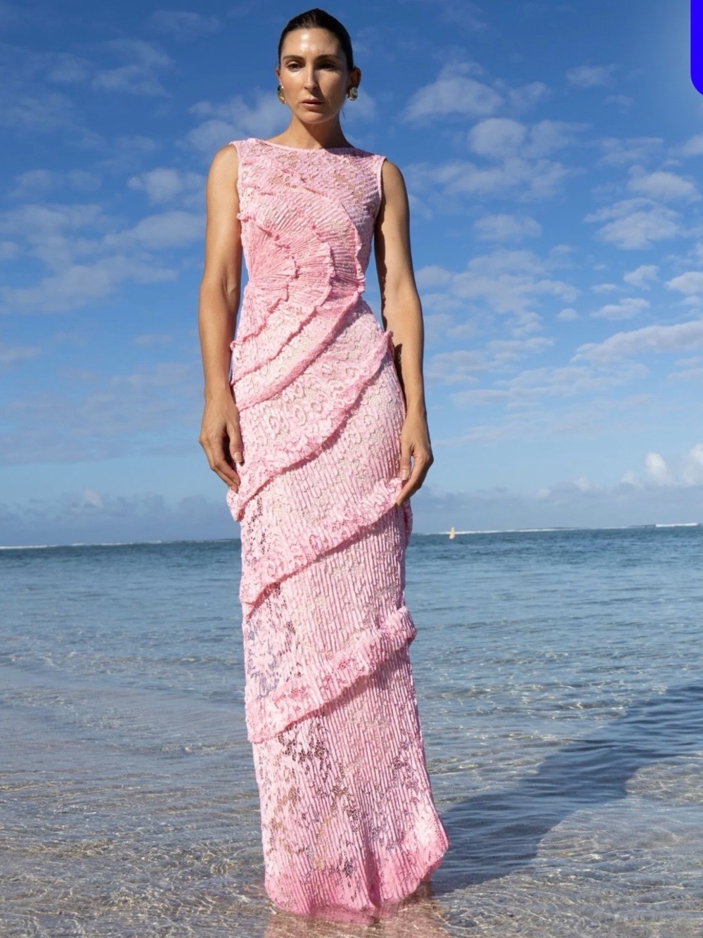 Georgia Hardinge Spiral Dress in Pink size 10